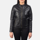 Rave Black Leather Jacket